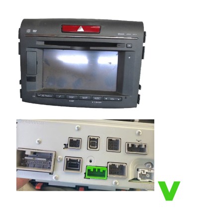 Комплект проводов для установки магнитолы в Honda CR-V 2011 - 2018 (правый руль, авто с монит.) RZ