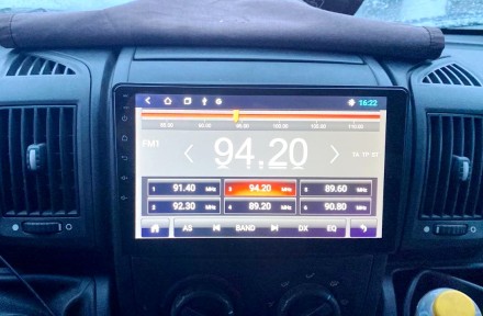 Рамка переходная в CITROEN Jumper, Relay 2006+ / PEUGEOT Boxer 2006+ / FIAT Ducato 2006+ для дисплея 9 дюймов