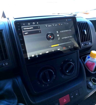 Рамка переходная в CITROEN Jumper, Relay 2006+ / PEUGEOT Boxer 2006+ / FIAT Ducato 2006+ для дисплея 9 дюймов