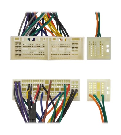 Комплект проводов для установки магнитолы в Hyundai, Kia 2017+ (основной, антенна, CAN, CAM) RZC