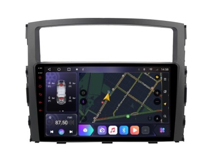 Головное устройство Mitsubishi Pajero IV 2006-2021 (V97/V93) Ownice OL с поддержкой кругового обзора с SIM 4G + HI-FI с DSP, Carplay