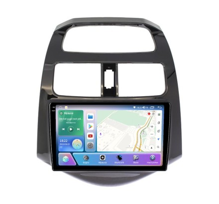 Магнитола для Chevrolet Spark M300 2009-2015 COMPAS S400 с 2K экраном 