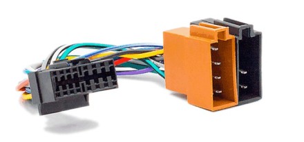 Штекер питания + ISO для магнитол JVC, Sony