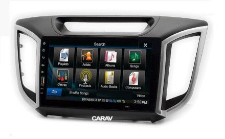 Рамка переходная HYUNDAI iX-25 (2014+), Creta (2015-2021) для дисплея 9 дюймов