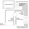 Адаптер 24pin подключения видеокамеры к заводской магнитоле Toyota (14+)