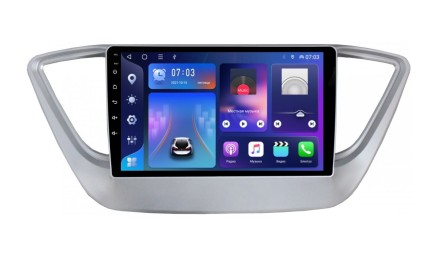 Магнитола для Hyundai Solaris 2 2017-2020 Compas S300 (Средний класс)