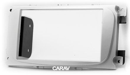 Рамка переходная 2din Ford Focus II, Mondeo, S-Max, C-Max (07+), Galaxy (06+), Kuga (08+) Серая с креплением №7