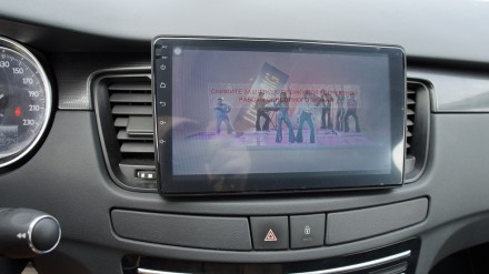 Магнитола на Андроид для Peugeot 508 (2012+) compass S400 9 дюймов SIM 4G SPLIT