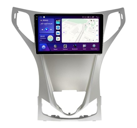Магнитола для Hyundai Azera 2012-2014 Compas S300 (Средний класс) с 2K экраном