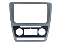 Рамка переходная 2din Skoda Octavia 10+ Климат Графит