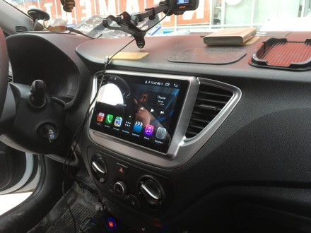 Магнитола для Hyundai Solaris 2 2017-2020 Compas S300 (Средний класс) с 2K экраном