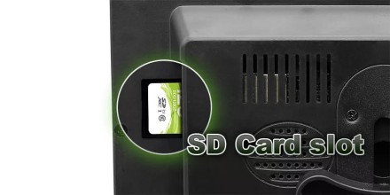 Видеорегистратор 7 дюймов с поддержкой 2 AHD-камер с разрешением экрана 1024*600 (IPS) на кронштейне (M12)