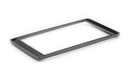 Рамка переходная 2din УАЗ Патриот (14+) темно-серая