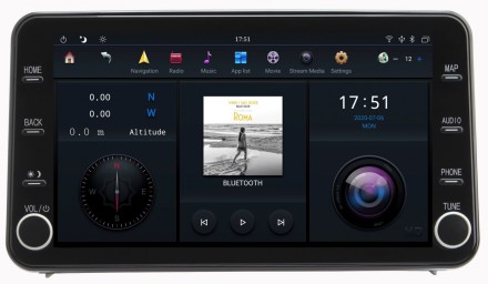 Головное устройство для Toyota Corolla (2019+) c большим HD экраном