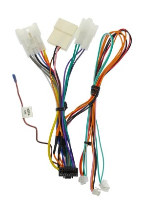 Установочный комплект в Toyota Highlander 2008 - 2013 c кнопкой аварийки, 9 дюймов, ТИП3